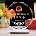 Round K9 Crystal Trophy para Souvenir